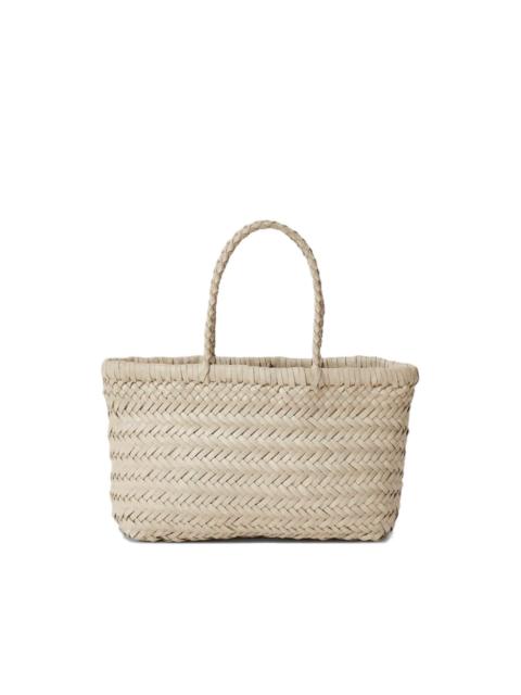 DRAGON DIFFUSION braided handle woven tote bag