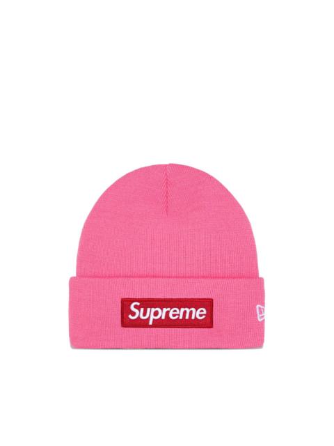 Supreme x New Era® Box logo-detail beanie hat