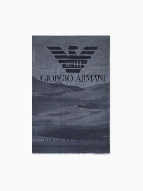GIORGIO ARMANI GIORGIO ARMANI X KITH MODAL AND CASHMERE STOLE