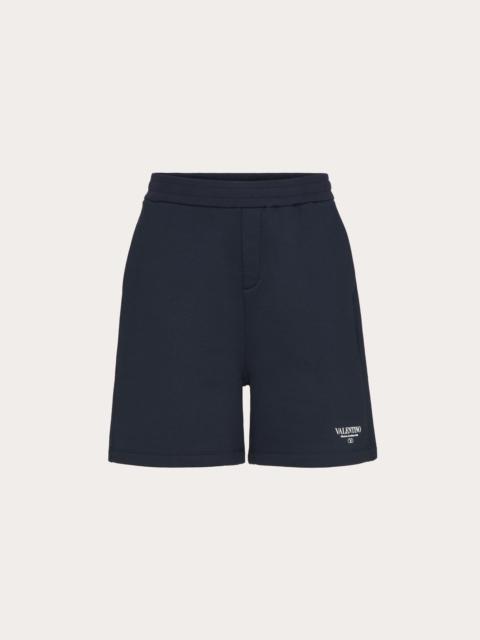 Valentino VALENTINO PRINT COTTON BERMUDA SHORTS