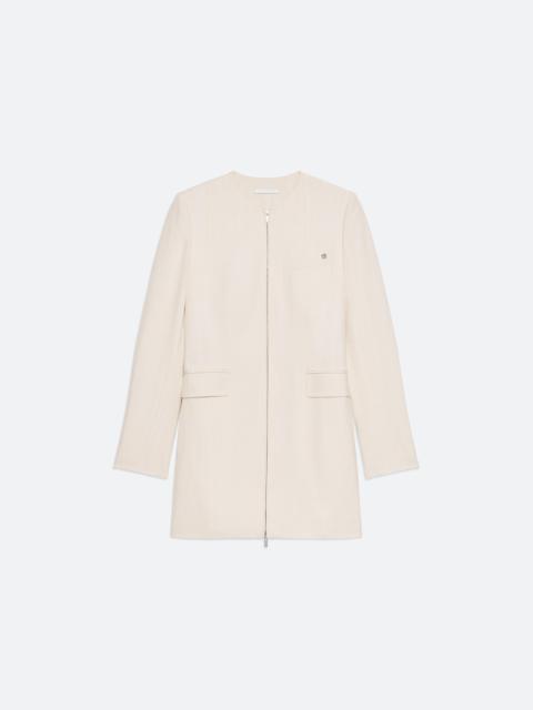 TAILORED ZIP DRESS