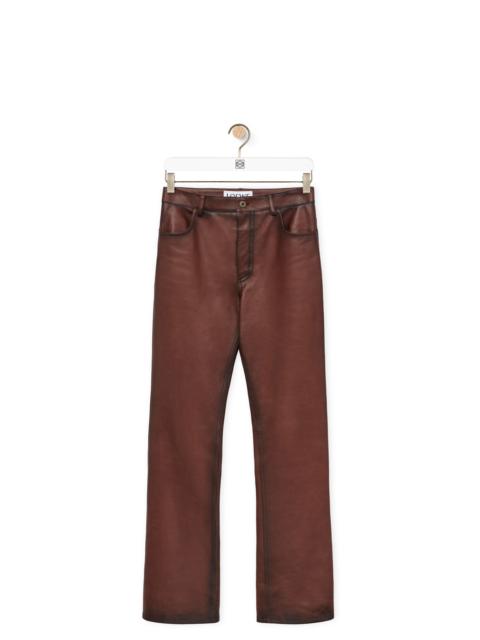 Loewe Bootleg trousers in nappa calfskin