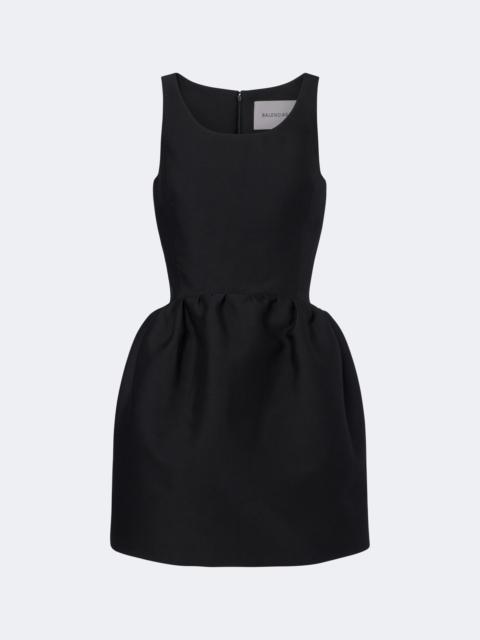 BALENCIAGA Wool and silk-blend minidress