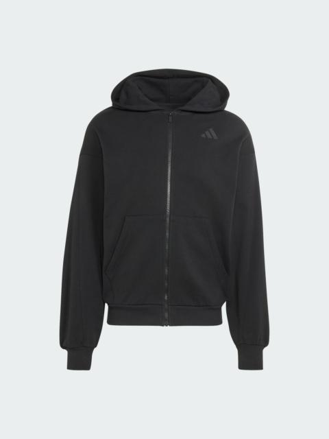 adidas ADIDAS KIT SMALL LOGO FULL-ZIP HOODIE