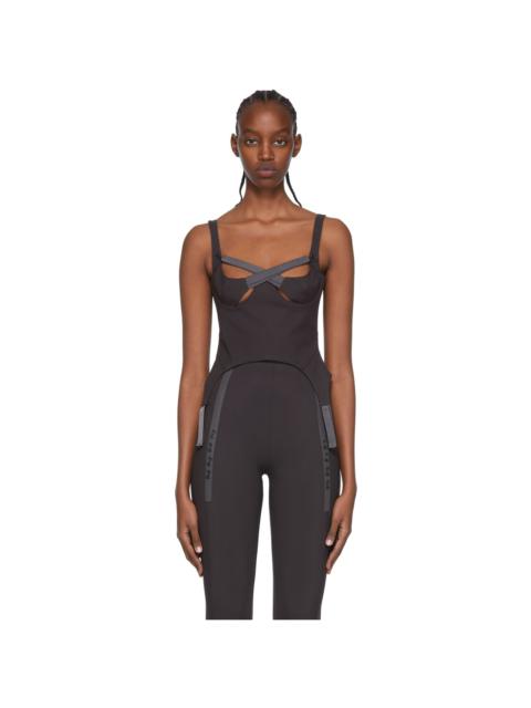 KNWLS SSENSE Exclusive Brown Camisole