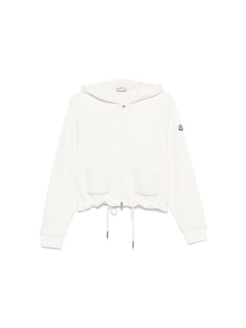 Moncler knitted-pocket hoodie
