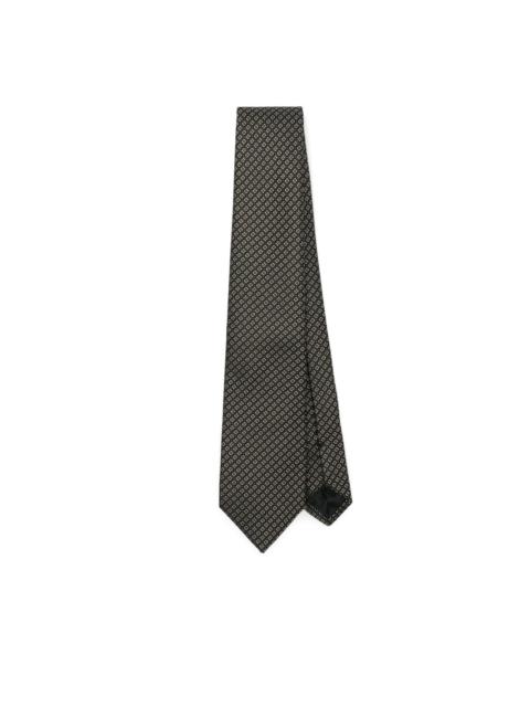 EMPORIO ARMANI patterned-jacquard tie