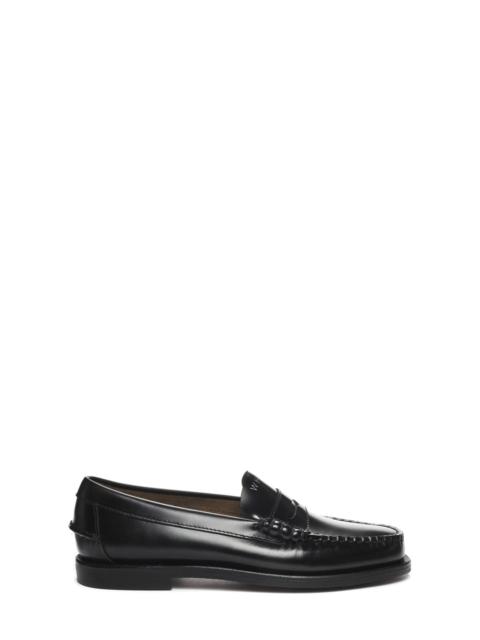 Sebago Classic Dan Tag Mismatched Penny Loafers in Black- White at Nordstrom
