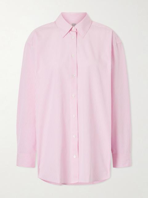 TOTEME Striped Organic Cotton-poplin Shirt
