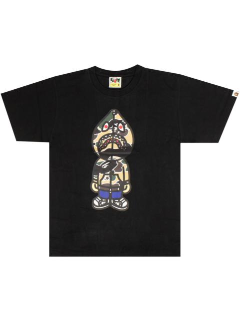 BAPE STA Camo Classic Milo Shark Tee 'Black/Yellow'