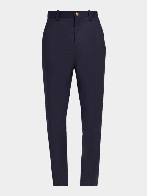 Brunello Cucinelli Men's Wool Slim Chino Pants