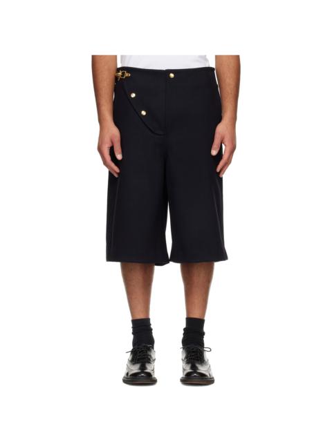 WALES BONNER Navy 'The Parade' Shorts