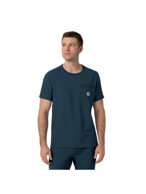 Carhartt Force Cross-Flex Crew Neck Scrub Top