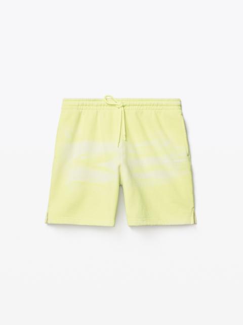 Alexander Wang SWEATSHORT IN GARMENT DYED COTTON