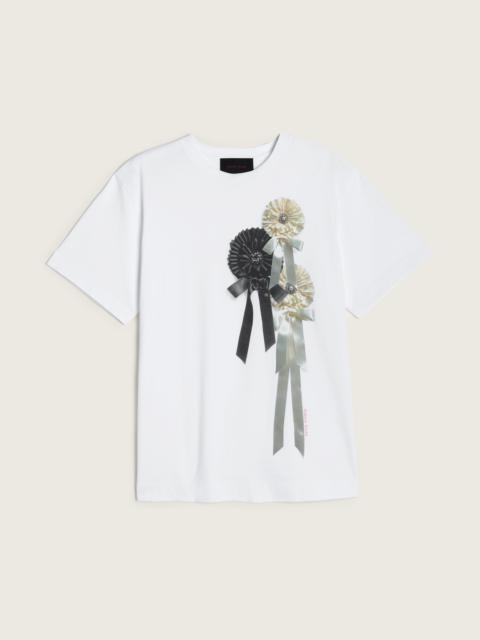 Simone Rocha Ribbon Rosette Print T-Shirt