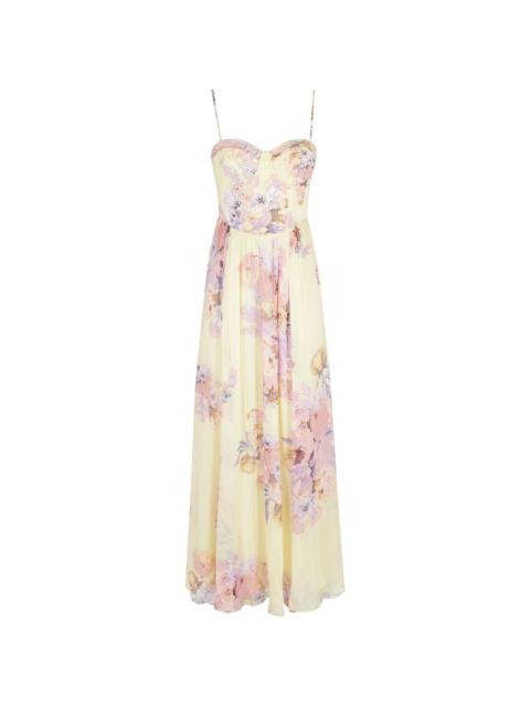 HEMANT & NANDITA Kysha floral midi dress