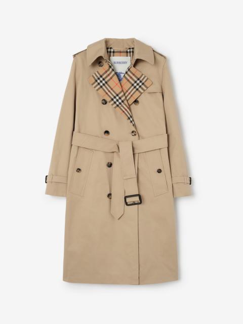 Burberry Long Gabardine Lakefield Trench Coat