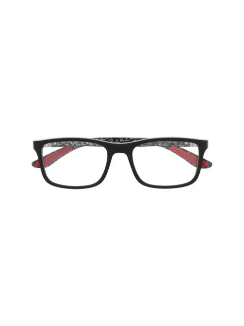 Ray-Ban rectangle-frame glasses