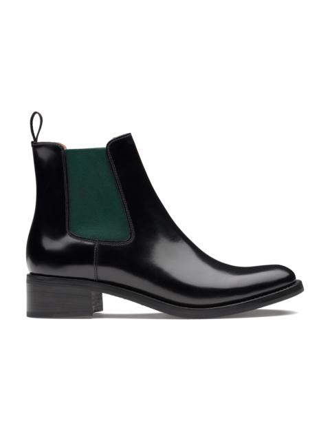Church's Monmouth 40
Polished Fumè Chelsea Boot Black/military green