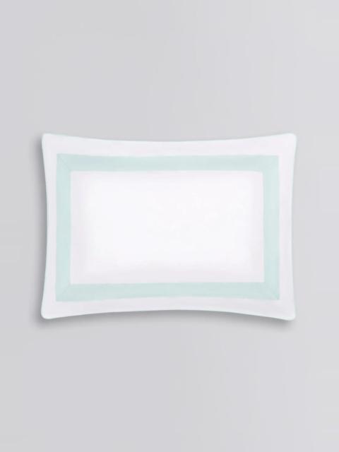 EMILIA WICKSTEAD Maria Pillow Slip in White & Mint Cotton