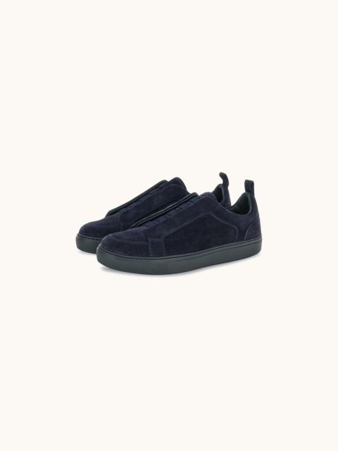 Paul & Shark SUEDE SLIP-ON SNEAKERS
