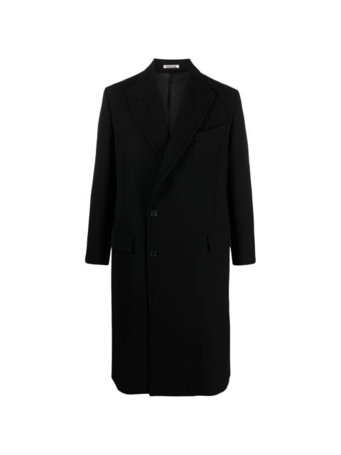 double-weave wool coat