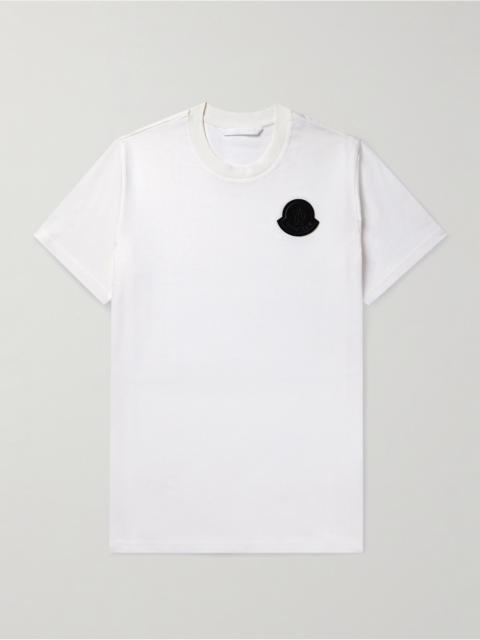 Moncler Logo-Appliquéd Cotton-Jersey T-Shirt