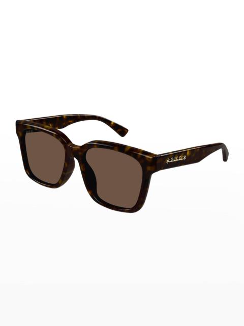 Men's Rectangle Logo Sunglasses