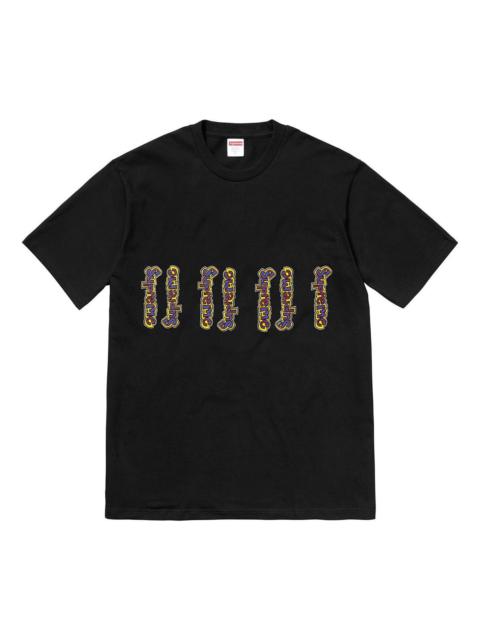 Supreme Supreme SS18 Gonz Logo Tee Black Logo Tee SUP-SS18-437