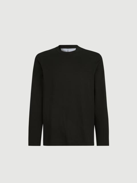 Brunello Cucinelli Cotton jersey long sleeve crew neck T-shirt