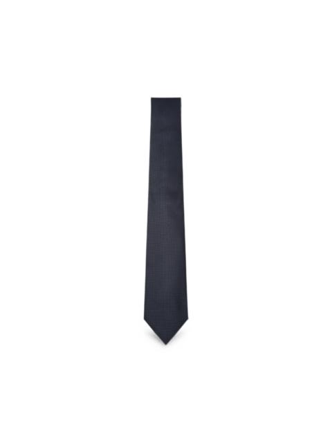 Canali micro-pattern silk tie