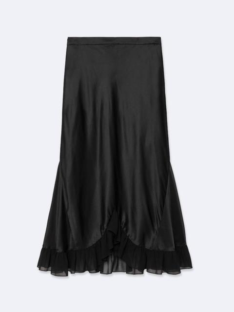 ALLSAINTS IRMA SILK-VISCOSE SKIRT