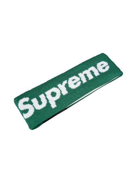 Supreme New Era Big Logo Headband 'Green'
