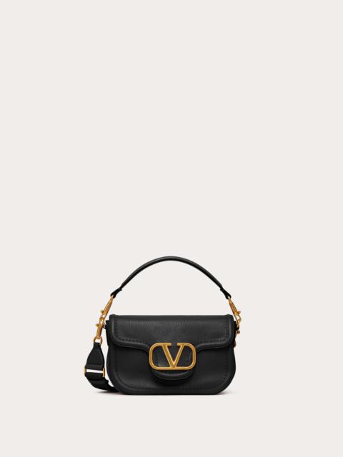 VALENTINO GARAVANI ALLTIME GRAINY CALFSKIN SHOULDER BAG