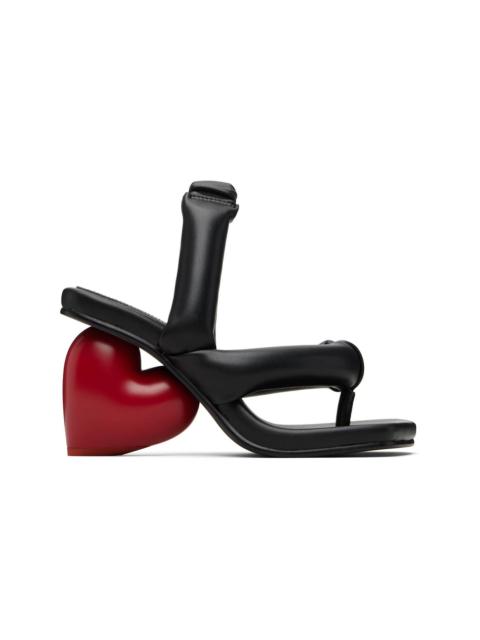YUME YUME Black Love Heeled Sandals