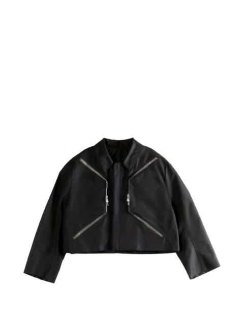 Rick Owens zip-up cropped jacket