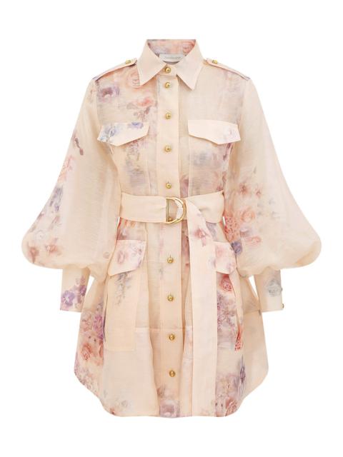 Zimmermann HYPNOTIC UTILITY MINI DRESS