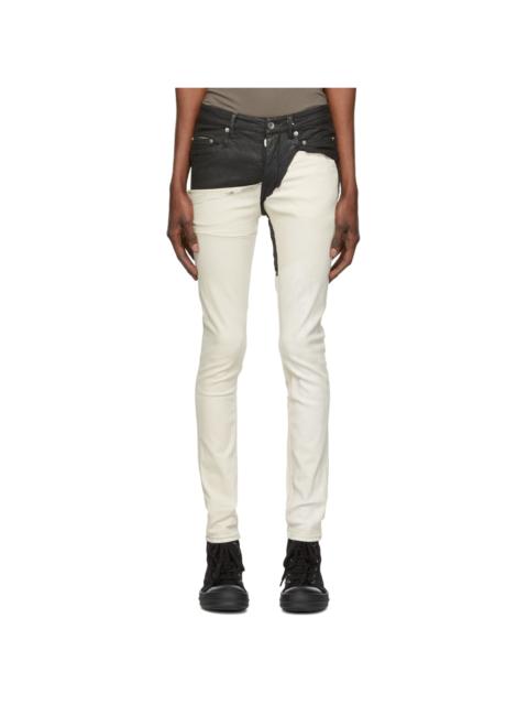 Rick Owens DRKSHDW White Tyrone Jeans