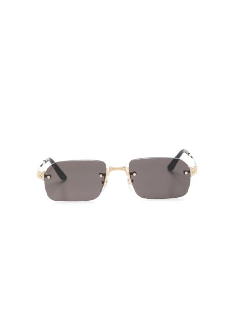 Cartier Santos rectangle-frame sunglasses