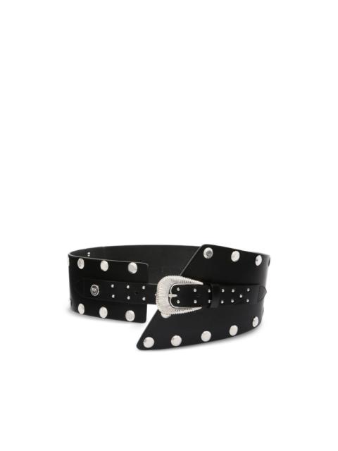 PINKO studded buckle belt