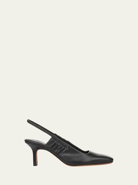 Vince 65mm Venice Leather Slingback Pumps