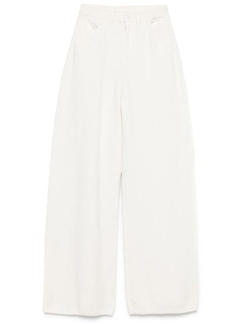 AYA MUSE wide-leg knitted trousers