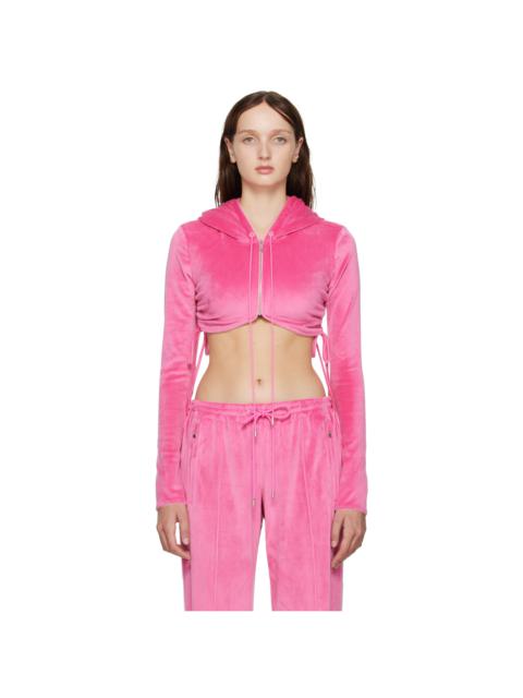 PRISCAVera Pink Zip-Up Hoodie