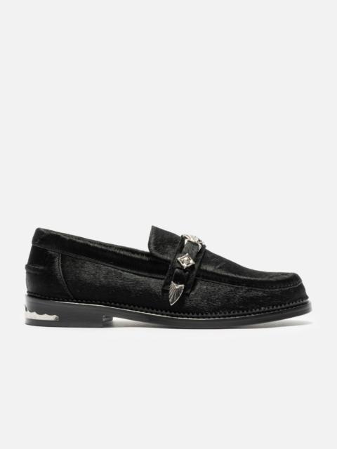 TOGA VIRILIS HBX EXCLUSIVE BLACK PONY LOAFER