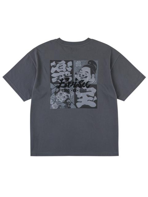 EVISU Godhead and Kite Daruma Kerchief Print T-shirt