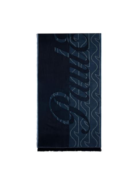 Paul & Shark monogram wool scarf