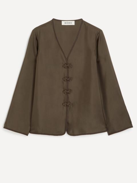 RÓHE Pankou Closure Silk Top