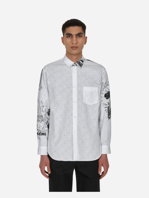 Comme des Garçons SHIRT Christian Marclay Printed Shirt White
