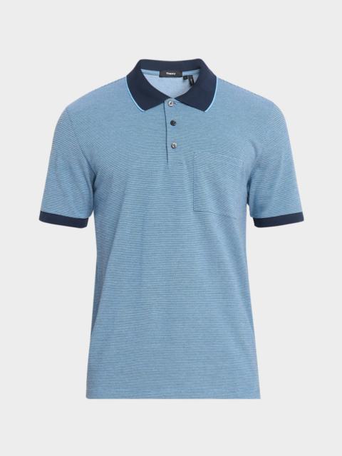 Theory Men's Birdseye Pique Pocket Polo Shirt