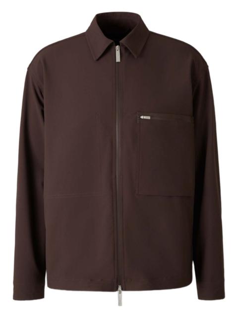 Herno high collar long coat